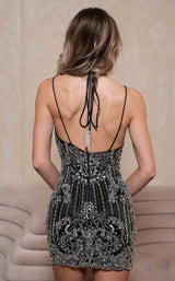 12 of 13 Rachel Allan 40467 Black/Silver