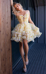 2 of 4 Rachel Allan 40490 Yellow-Print