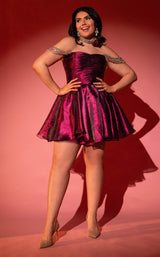 2 of 20 Rachel Allan 40636 Burgundy