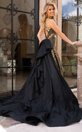 9 of 11 Rachel Allan 50302 Black/Gold