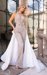 4 of 11 Rachel Allan 50302 Nude/Silver