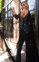 11 of 13 Rachel Allan 50305 Black-Gunmetal-Silver