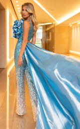 5 of 6 Rachel Allan 50335 Blue Ombre