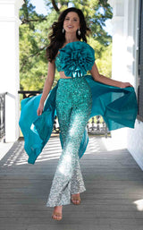 2 of 6 Rachel Allan 50335 Jade Ombre