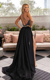 4 of 6 Rachel Allan 50380 Black/Silver