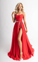 1 of 7 Rachel Allan 50399 Dress