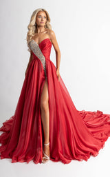 1 of 7 Rachel Allan 50405 Dress