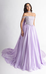1 of 6 Rachel Allan 50416 Dress