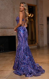 5 of 8 Rachel Allan 70721 Lilac/Purple