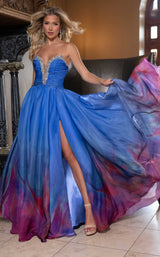 2 of 7 Rachel Allan 70727 Periwinkle-Print