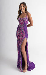 17 of 18 Rachel Allan 70734 Dress