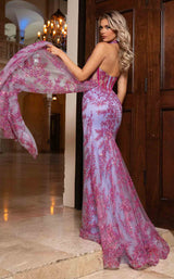 4 of 6 Rachel Allan 70746 Lilac/Fuchsia
