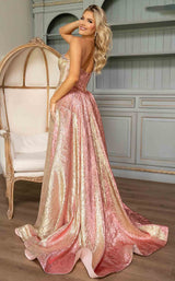 4 of 6 Rachel Allan 70754 Blush/Gold