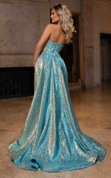 6 of 6 Rachel Allan 70754 Turquoise/Gold