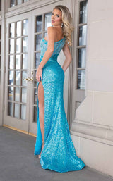 5 of 6 Rachel Allan 70755 Turquoise Multi