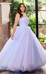 4 of 8 Rachel Allan 70761 Powder Blue/Lilac