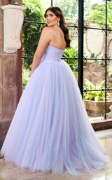 5 of 8 Rachel Allan 70761 Powder Blue/Lilac