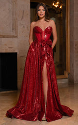 1 of 8 Rachel Allan 70791 Red