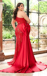 7 of 12 Rachel Allan 70810 Red Iridescent