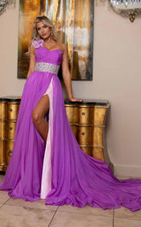 1 of 4 Rachel Allan 70827 Violet/Pink