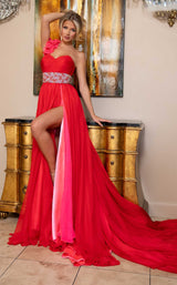 2 of 4 Rachel Allan 70827 Red/Hot Pink