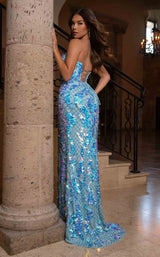 6 of 6 Rachel Allan 70829 Powder Blue Iridescent