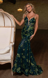1 of 2 Rachel Allan 70858 Emerald-Multi