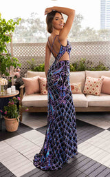 9 of 12 Rachel Allan 70901 Black-Lilac