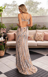 7 of 8 Rachel Allan 70915 Black/Emerald