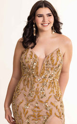 4 of 18 Rachel Allan 70931 Dress