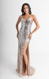 5 of 9 Rachel Allan 70937 Dress