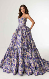 1 of 13 Rachel Allan 70939 Dress