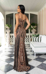 5 of 15 Rachel Allan 70942 Dress