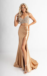 1 of 9 Rachel Allan 70949 Dress
