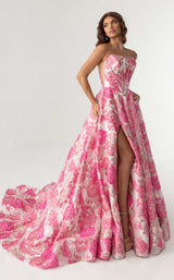 4 of 7 Rachel Allan 70975 Pink Multi