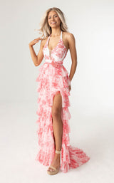 1 of 4 Rachel Allan 70985 Pink-White