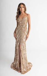 3 of 10 Rachel Allan 70990 Dress
