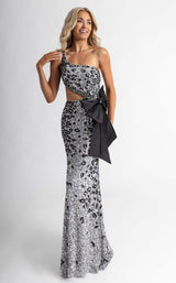 13 of 14 Rachel Allan 70992 Dress