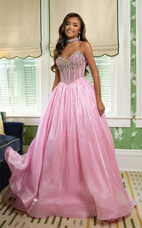 5 of 13 Rachel Allan 70998 Dress