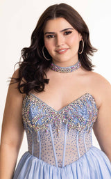 11 of 13 Rachel Allan 70998 Dress
