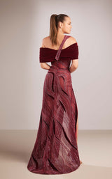 3 of 3 Reverie Couture FW183 Burgundy