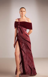 1 of 3 Reverie Couture FW183 Burgundy