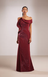 1 of 3 Reverie Couture FW184 Burgundy