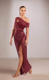 2 of 3 Reverie Couture FW185 Burgundy