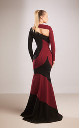 2 of 2 Reverie Couture FW187 Burgundy/Black