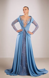 1 of 2 Reverie Couture FW202 Blue