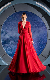 1 of 3 Reverie Couture FW24115 Red
