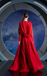 3 of 3 Reverie Couture FW24115 Red