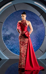2 of 3 Reverie Couture FW24118 Red/Gold