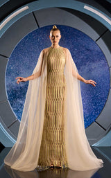 1 of 2 Reverie Couture FW24134 Gold